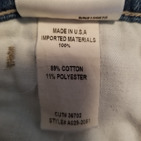 Agolde Women's Size 25 Camile Retro Slim Blue Jeans - Picture 10 of 10